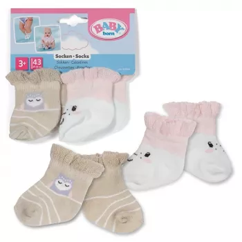 BABY born calcetines oveja 2 pares 43cm calcetines para muñecas