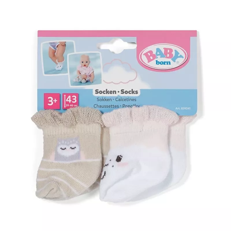 BABY born calcetines oveja 2 pares 43cm calcetines para muñecas