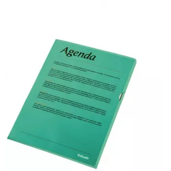 Esselte Archivador 105my A4 caja de 100, A4, polipropileno (PP), verde, vertical, 220 mm, 1 mm