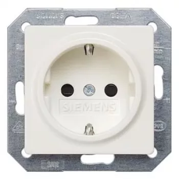 Siemens 5UB1518 Toma de corriente tipo F blanca