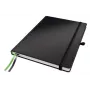 Leitz cuaderno Complete A4 cuadriculado 96 gramos 80 hojas, negro, A4, 80 hojas, 96 g/m², papel cuadriculado, tapa dura