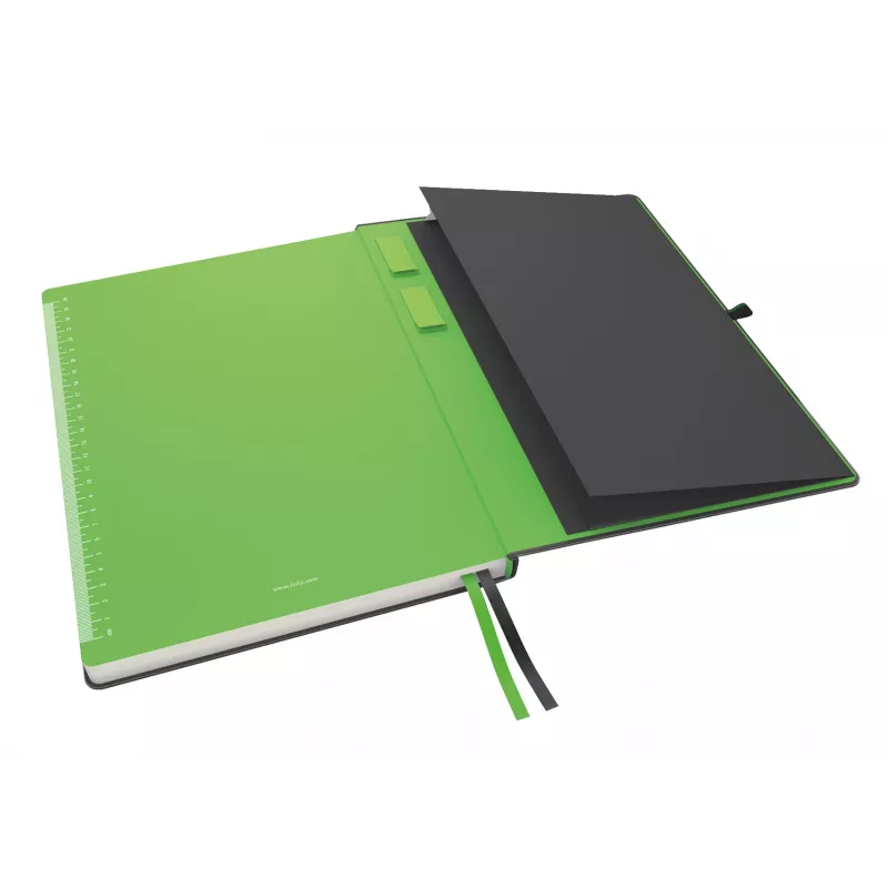 Leitz cuaderno Complete A4 rayado 96 g 80 hojas, negro, A4, tapa dura