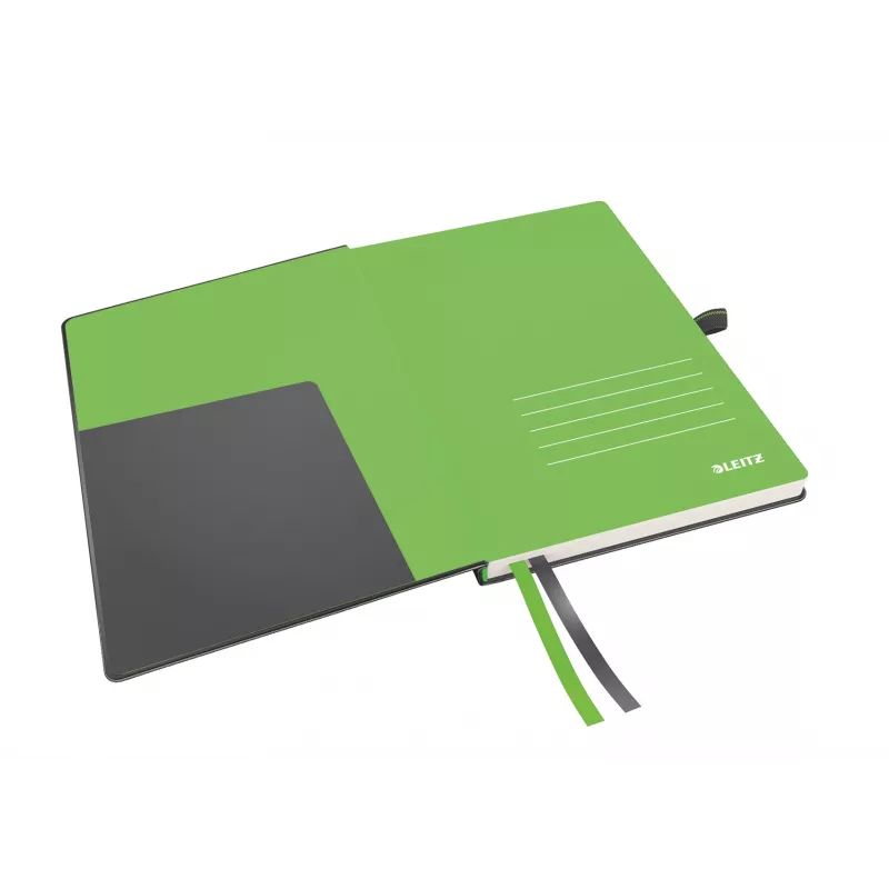 Leitz cuaderno Complete A5 rayado 96 g 80 hojas, negro, A5, tapa dura