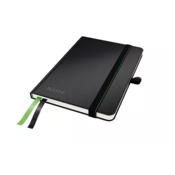 Leitz cuaderno Complete A6 cuadriculado 96 g 80 hojas, negro, A6, 80 hojas, 96 g/m², cuadriculado, tapa dura