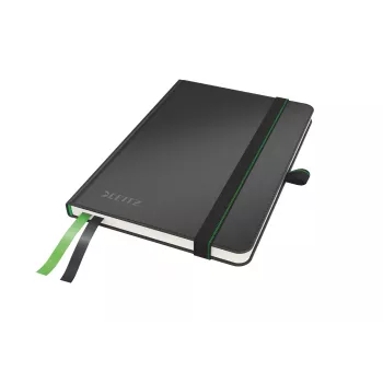 Leitz cuaderno Complete A6 rayado 96 g 80 hojas, negro, A6, tapa dura