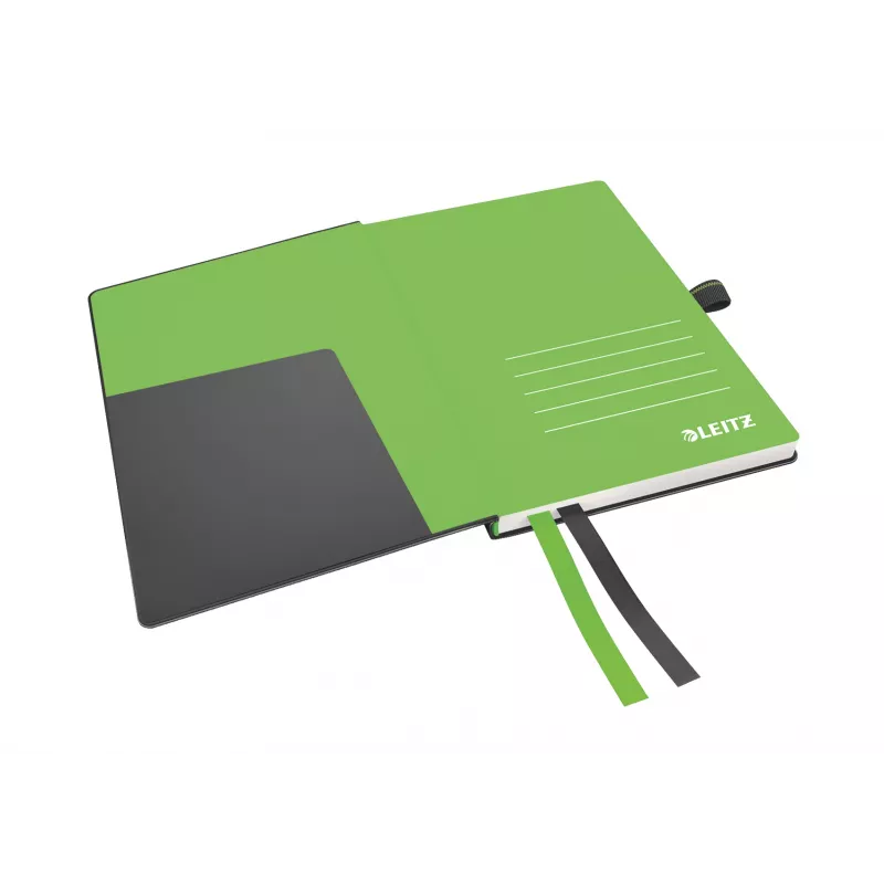 Leitz cuaderno Complete A6 rayado 96 g 80 hojas, negro, A6, tapa dura