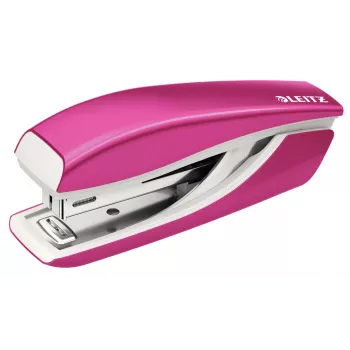 Leitz NeXXt WOW Metal mini grapadora, 10 hojas, lila, P2, metal, 80 g/m², 3,5 cm