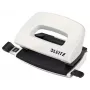Leitz NeXXt perforadora WOW Mini 2 taladros / 10 hojas, 10 hojas, blanco, negro, plástico, 8 cm, 5,5 mm