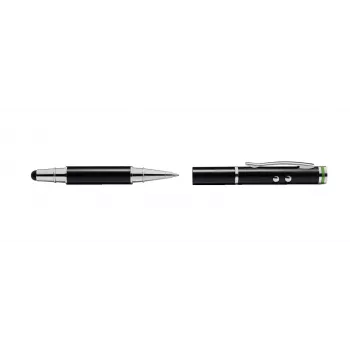 Leitz Stylus pens 4 en uno Complete para dispositivos táctiles, universal, compatibilidad con todas las marcas, negro, iPad, latón, silicona, LR41