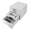 Leitz cajonera Plus 5 cajones, 5 cajones, plástico, gris, 287 x 363 x 270 mm