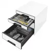 Leitz 52520001 organizador de cajones de escritorio poliestireno negro, blanco