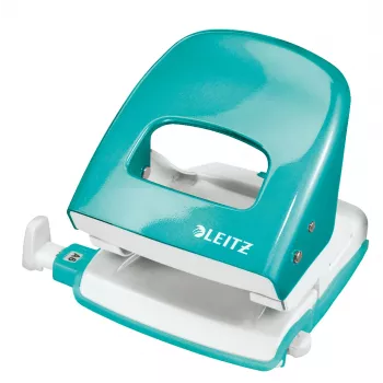 Leitz NeXXt perforadora WOW 5008 metal 2 taladros / 30 hojas, 30 hojas, azul, blanco, metal, 8 cm, 5,5 mm, A6