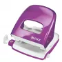Leitz NeXXt perforadora WOW 5008 metal 2 taladros / 30 hojas, 30 hojas, lila, metal, 8 cm, 5,5 mm, A5