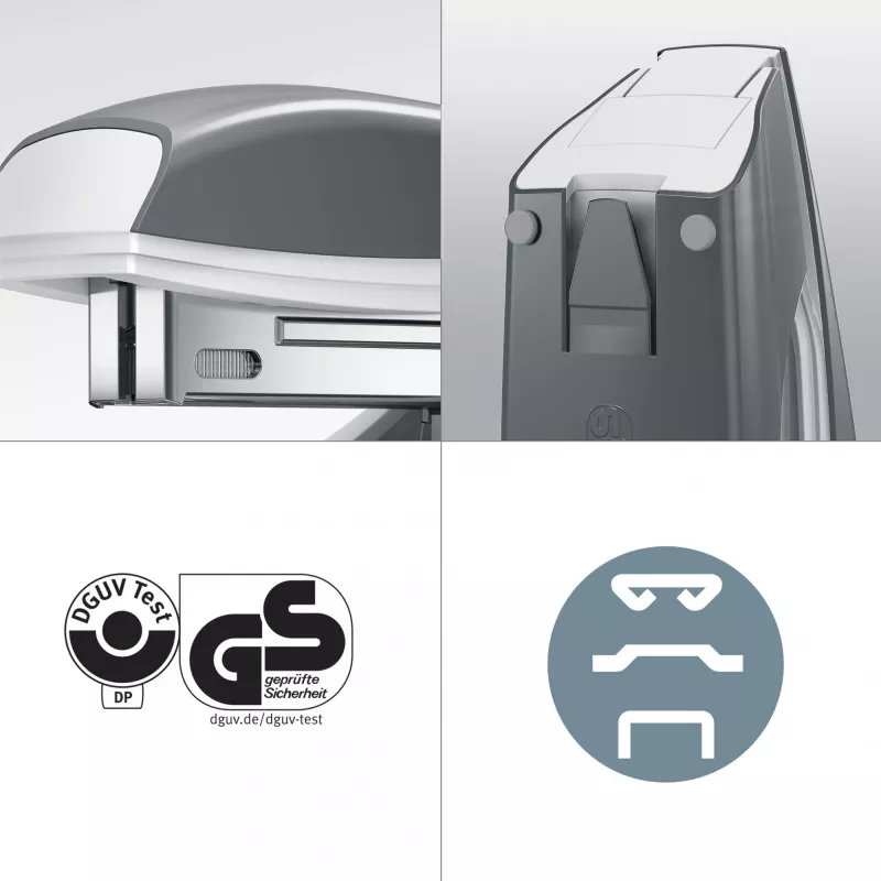 Leitz grapadora WOW 5502 metal 30 hojas, 30 hojas, lila, P3, metal, plástico, 80 g/m², 4 cm