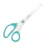 Leitz WOW tijeras de oficina Titanium 205 mm, corte recto, unidad, azul, blanco, acero inoxidable, tijeras de oficina, titanio