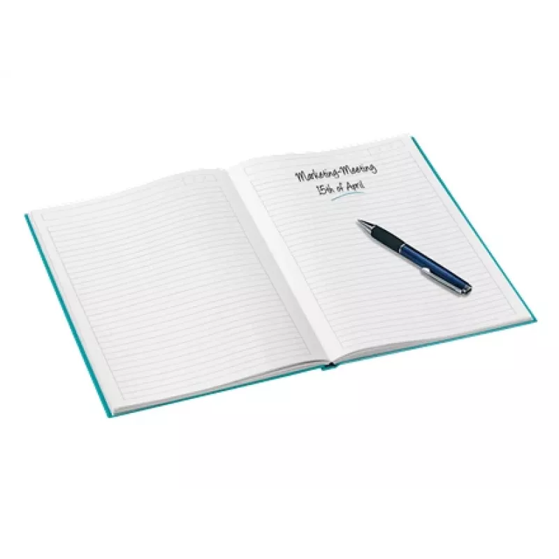 Leitz cuaderno WOW A4 rayado con tapa dura 90 g/80 hojas, estampado, azul, A4, 80 hojas, 80 g/m², papel rayado