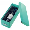 Leitz Click & Store WOW caja de almacenamiento de CD, turquesa, cartón, 143 mm, 352 mm, 136 mm, 440 g