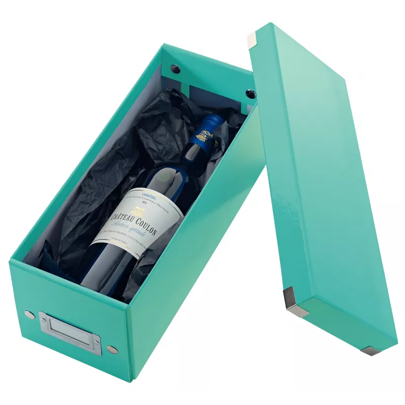 Leitz Click & Store WOW caja de almacenamiento de CD, turquesa, cartón, 143 mm, 352 mm, 136 mm, 440 g