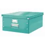 Leitz Click & Store WOW caja de almacenamiento grande, turquesa, cartón, 29,6 L, 1,28 kg, 1 ud.