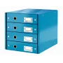 Leitz Click & Store WOW cajonera (4 cajones), azul, cartón, 2,49 kg