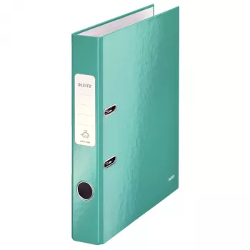 Leitz archivador de palanca 180° WOW POB/laminado A4/50 mm, A4, cartón, turquesa, 350 hojas, 80 g/m², 5 cm