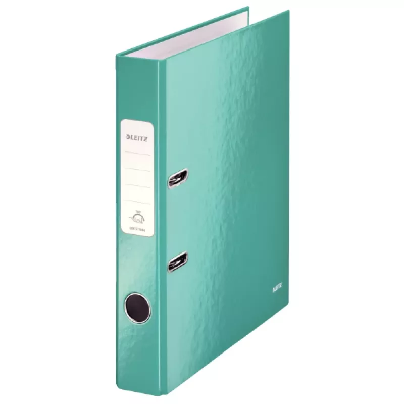 Leitz archivador de palanca 180° WOW POB/laminado A4/50 mm, A4, cartón, turquesa, 350 hojas, 80 g/m², 5 cm