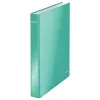 Leitz archivador de anillas WOW laminado A4+ 2DR/25 mm, A4, cartón, azul, blanco, 250 hojas, 80 g/m²