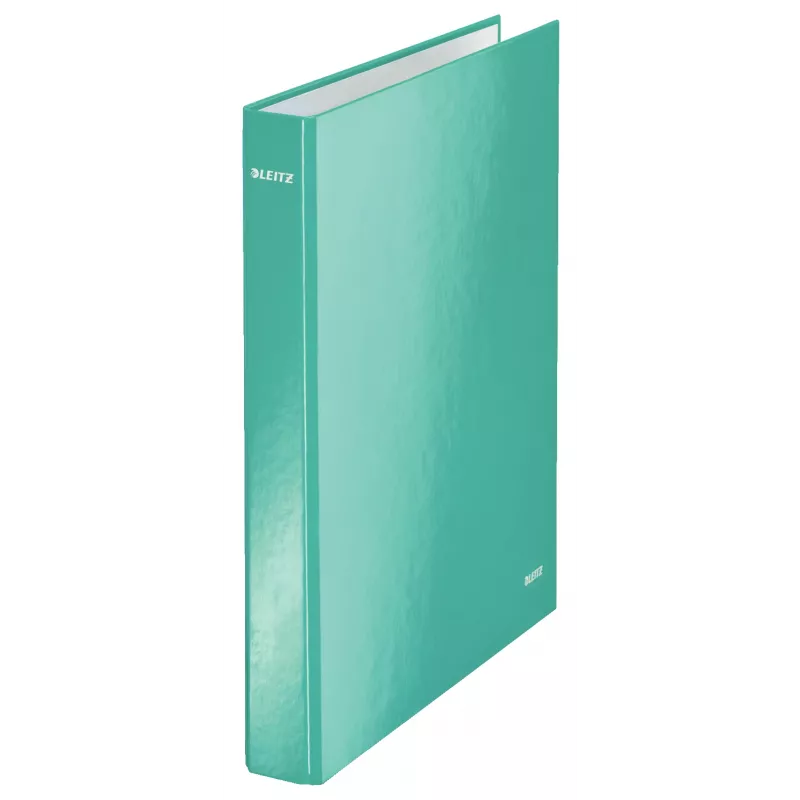 Leitz archivador de anillas WOW laminado A4+ 2DR/25 mm, A4, cartón, azul, blanco, 250 hojas, 80 g/m²