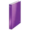Leitz archivador de anillas WOW laminado A4+ 2DR/25 mm, A4, cartón, violeta, blanco, 250 hojas, 80 g/m²