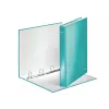 Leitz archivador de anillas WOW laminado A4+ 4DR/25 mm, A4, cartón, metálico, turquesa, 230 hojas, 80 g/m², 2,5 cm