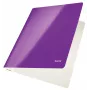 Leitz funda de archivo plana cartón/cartulina WOW A4, A4, cartón, lila, 250 hojas, 240 mm, 3 mm