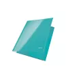 Leitz carpeta de 3 solapas WOW cartón/POB A4, A4, polipropileno (PP), verde, 250 hojas, 80 g/m², papel