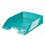 Leitz bandeja de correspondencia WOW, plástico, azul, A4, sobre, carta, nota, papel, 242 x 330 x 60 mm, 255 x 357 x 70 mm
