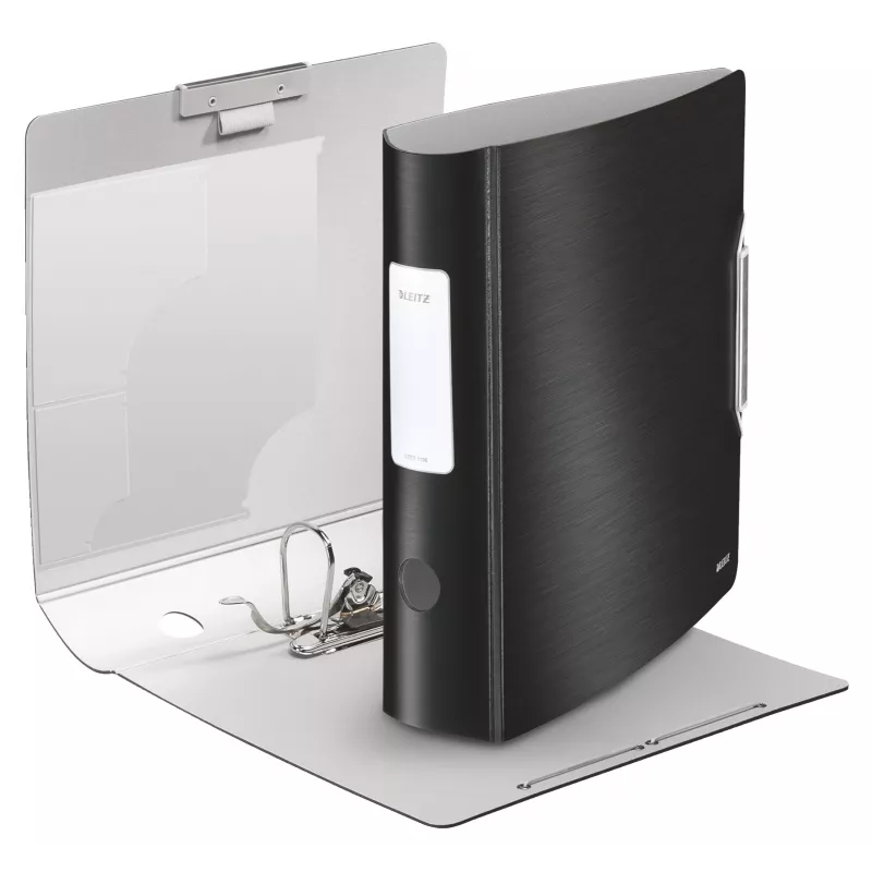 Leitz Archivo de anillas 180° Active Style PP A4/80 mm, A4, Polyfoam, Negro, 500 hojas, 80 g/m², 8,2 cm