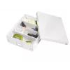 Leitz Click & Store WOW Caja organizadora mediana, Blanco, Cartón, 880 g