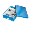 Leitz Click & Store WOW Caja de almacenamiento mediana, Azul, Cartón, 880 g