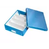 Leitz Click & Store WOW Caja de almacenamiento mediana, Azul, Cartón, 880 g