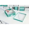 Leitz Click & Store WOW Caja organizadora mediana, Azul, Cartón, 880 g
