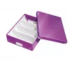 Leitz Click & Store WOW Caja organizadora mediana, Morado, Cartón, 880 g