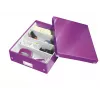 Leitz Click & Store WOW Caja organizadora mediana, Morado, Cartón, 880 g