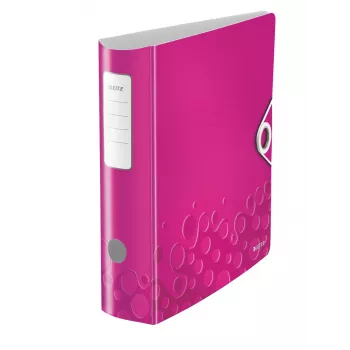 Leitz Archivo de palanca Active PP WOW A4/80 mm, A4, Polyfoam, Rosa, 500 hojas, 80 g/m², 8,2 cm
