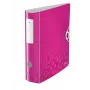 Leitz Archivo de palanca Active PP WOW A4/80 mm, A4, Polyfoam, Rosa, 500 hojas, 80 g/m², 8,2 cm
