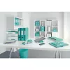 Leitz Archivo de palanca Active PP WOW A4/80 mm, A4, Polyfoam, Turquesa, 500 hojas, 80 g/m², 8,2 cm