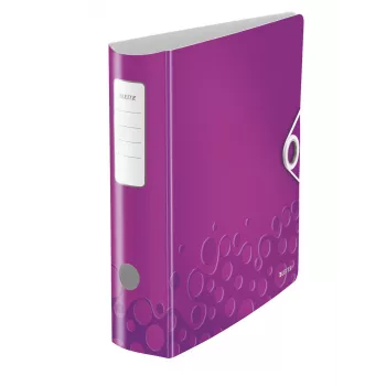 Leitz Archivo de palanca Active PP WOW A4/80 mm, A4, Polyfoam, Violeta, 500 hojas, 80 g/m², 8,2 cm