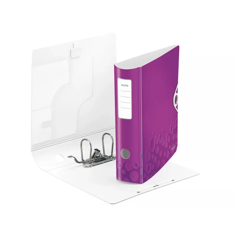 Leitz Archivo de palanca Active PP WOW A4/80 mm, A4, Polyfoam, Violeta, 500 hojas, 80 g/m², 8,2 cm
