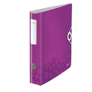 Leitz Archivo de palanca Active PP WOW A4/65 mm, A4, Polyfoam, Morado, 350 hojas, 80 g/m², 6,5 cm