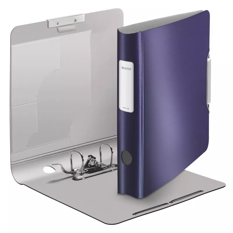 Leitz Archivo de mecanismo de palanca 180° Active Style PP A4/60 mm, A4, Polyfoam, Azul, 350 hojas, 80 g/m², 6,5 cm