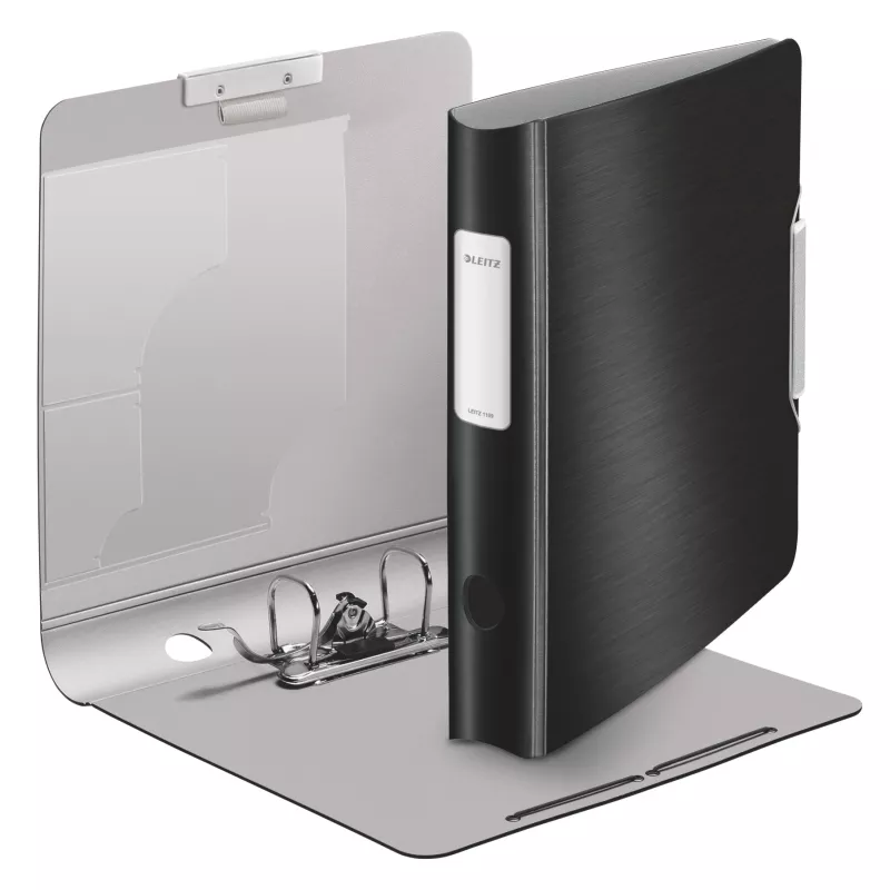 Leitz Archivo de palanca 180° Active Style PP A4/60 mm, A4, Polyfoam, Negro, 350 hojas, 80 g/m², 6,5 cm