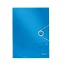 Leitz Carpeta de 3 solapas WOW PP A4, A4, Polipropileno (PP), Azul, Metálico, Vertical, 150 hojas, 235 mm