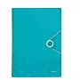 Leitz Carpeta de proyecto WOW PP, Carpeta convencional, A4, Polipropileno (PP), Turquesa, 200 hojas, 254 mm